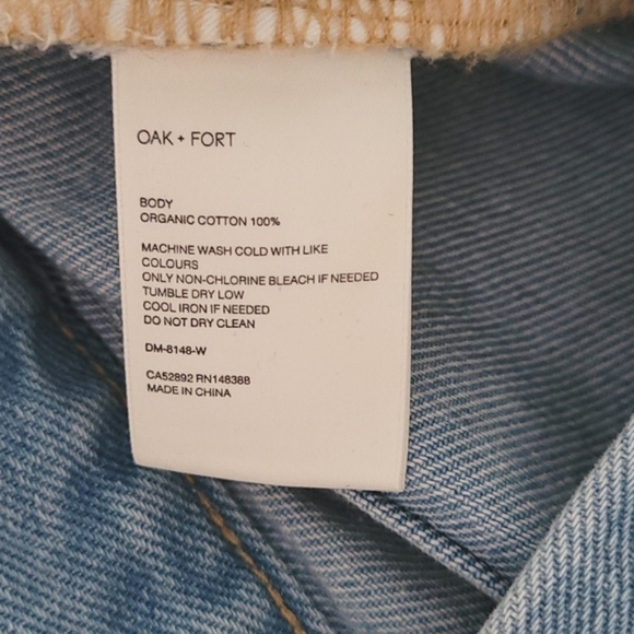 Oak & Fort Ripped Wide Leg Jeans - Picture 7 of 7